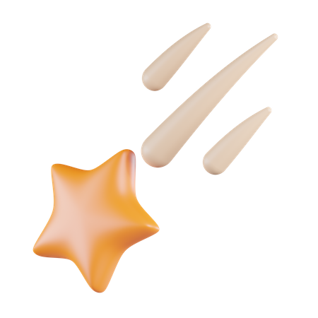 Falling Star 3D Icon