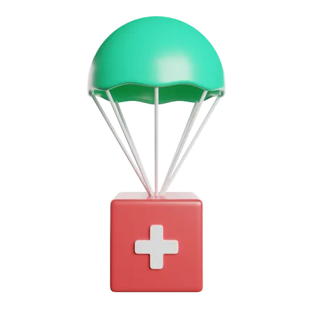 Fallschirm  3D Icon