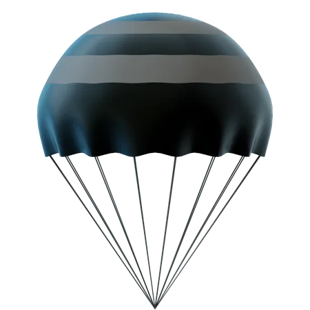 Fallschirm  3D Illustration