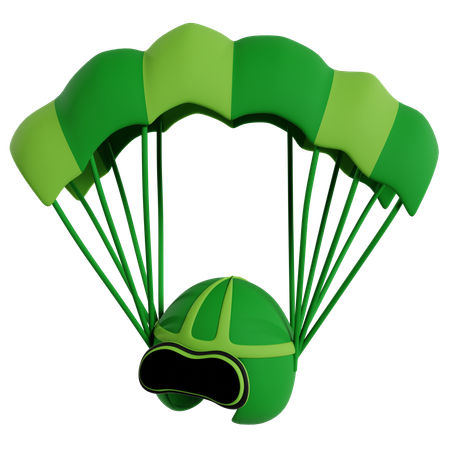 Fallschirmspringen Abenteuerausrüstung Sport  3D Icon