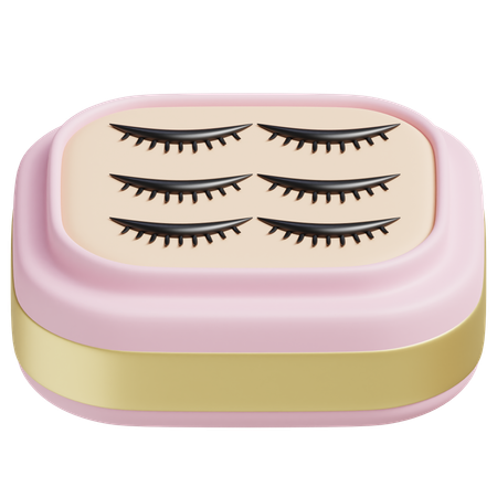 False Eyelash Set  3D Icon