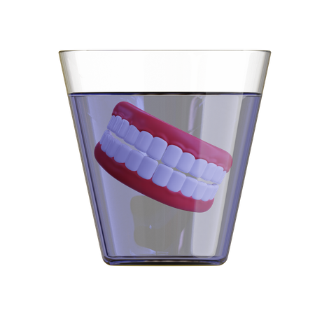 False Teeth  3D Icon