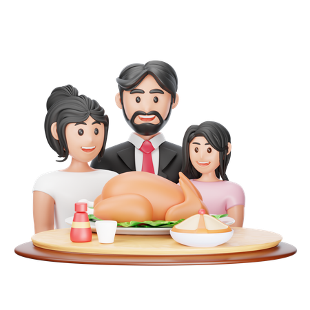 Família  3D Icon