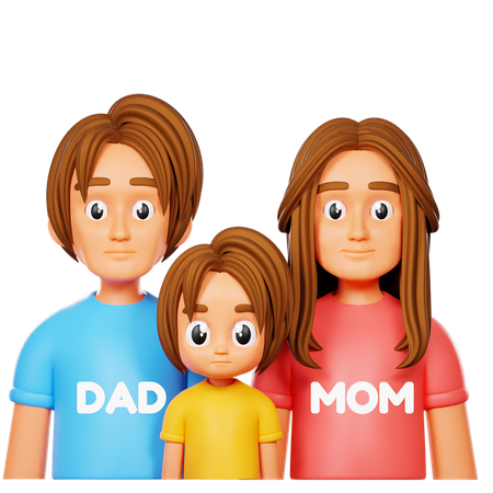 Familie  3D Icon