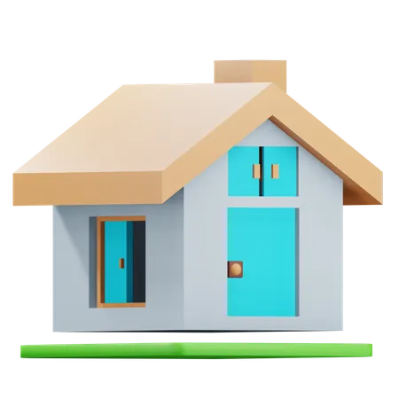 Familienhaus  3D Icon