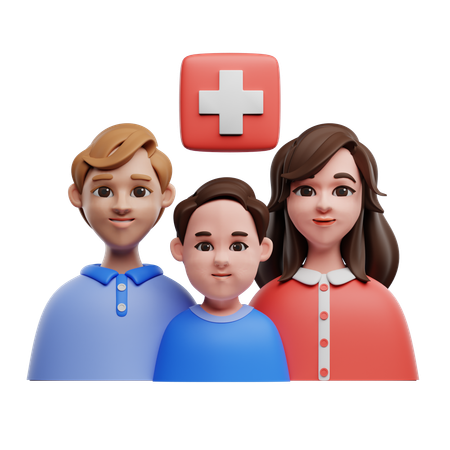 Familientherapie  3D Icon