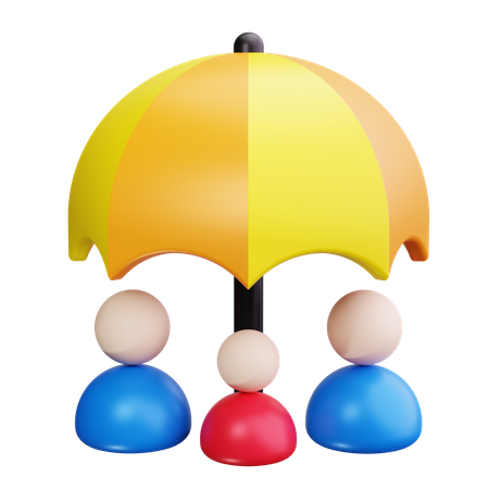 Familienversicherung  3D Icon