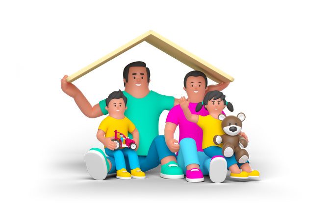 Family  3D Icon
