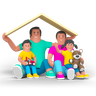 3d family emoji