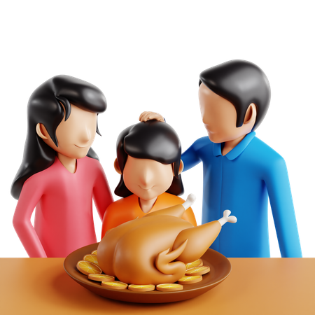 Family Gathering  3D Icon