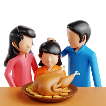 Family Gathering  3D Icon