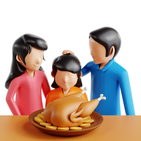 Family Gathering  3D Icon