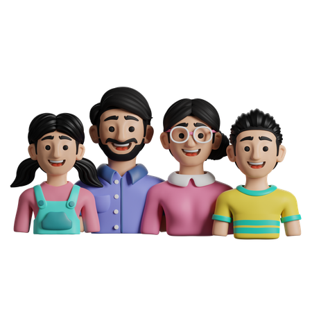 Family Get Together  3D Icon