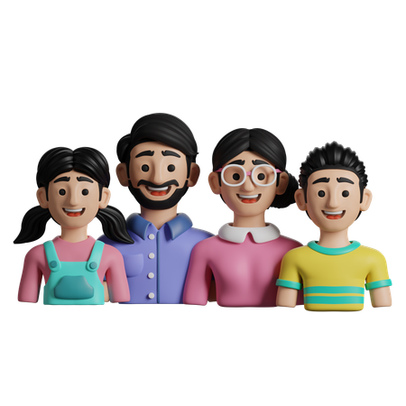 Family Get Together  3D Icon