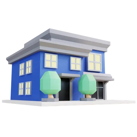 3 D Illustration Family House 3D Icon