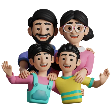 Family Love  3D Icon