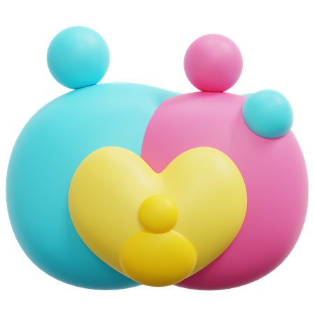 Family Love  3D Icon