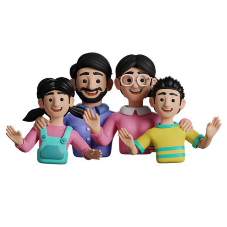 Family Love  3D Icon