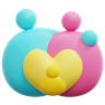 family love emoji 3d