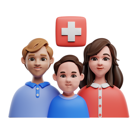 Family Therapy  3D Icon