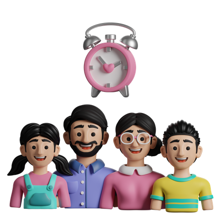 Family Time  3D Icon