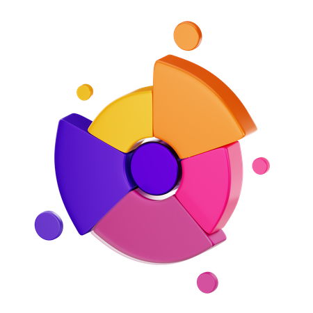 Fan Chart  3D Icon