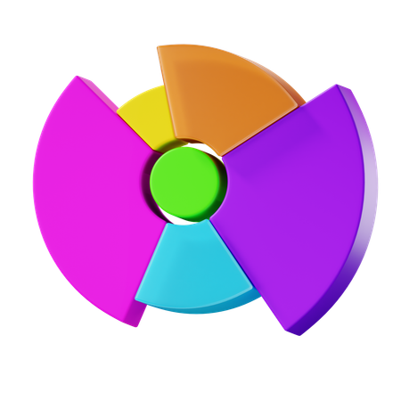 Fan Chart  3D Icon