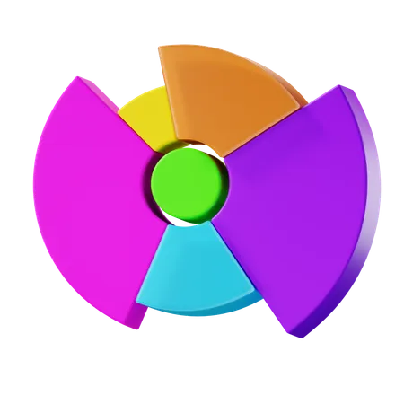 Fan Chart  3D Icon