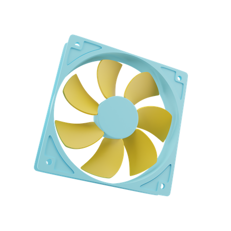 Fan Cooler  3D Icon