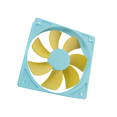 Fan Cooler  3D Icon