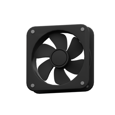 Fan PC  3D Icon