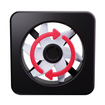 Fan Rotation  3D Icon