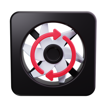 Fan Rotation  3D Icon