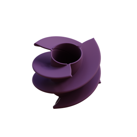 Fan Shape  3D Icon