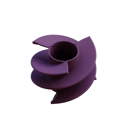 Fan Shape  3D Illustration