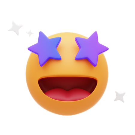 Fan Star Emoji  3D Icon