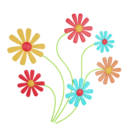 Fancy Flower  3D Icon