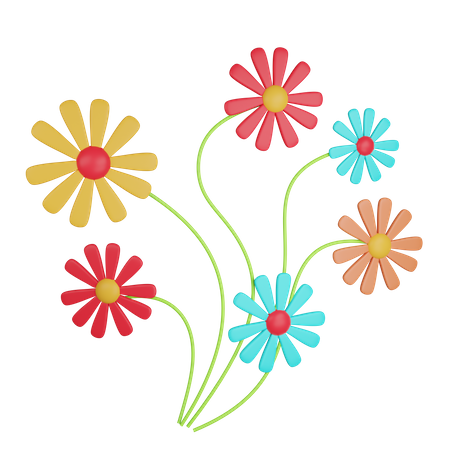 Fancy Flower  3D Icon