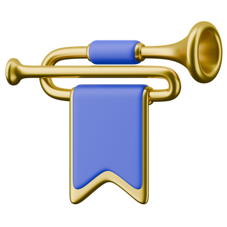 Fanfare Announcement  3D Icon