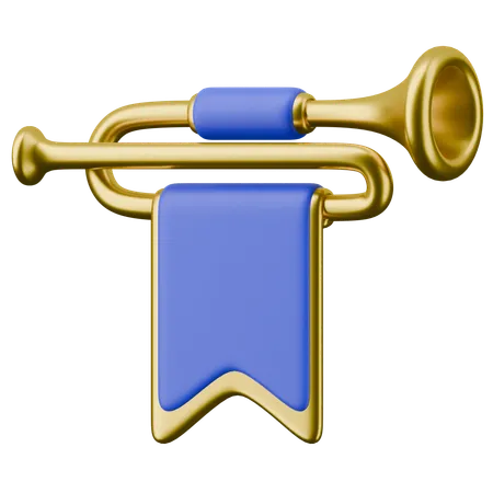 Fanfare Announcement  3D Icon