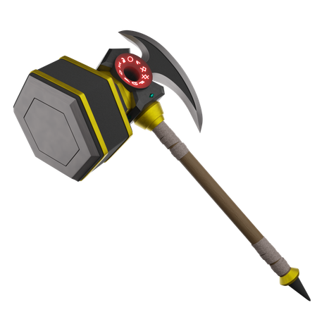 Fang Hammer  3D Icon