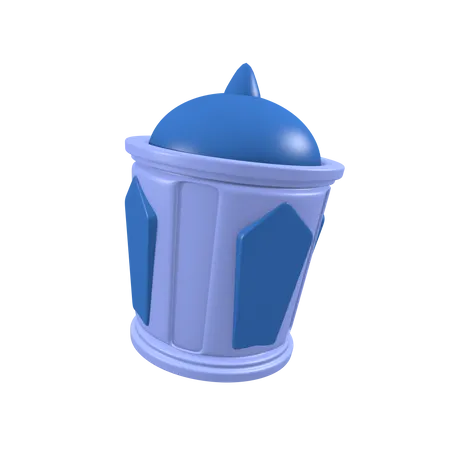 Holiday Lantern Symbol 3 D Icon 3D Illustration