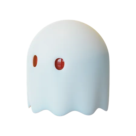 Elemento De Design 3 D Fantasma De Halloween 3D Icon