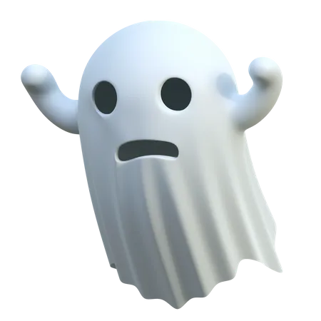 Fantasma assustador  3D Icon