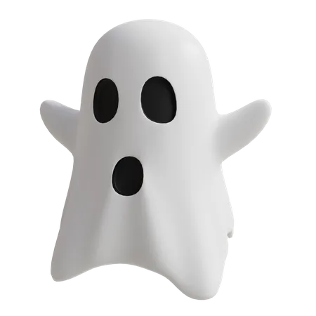 Fantasma assustador  3D Icon