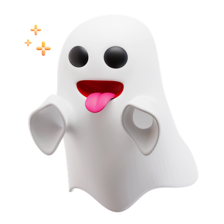 Fantasma assustador  3D Icon