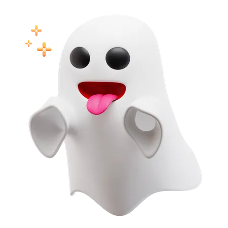 Fantasma assustador  3D Icon