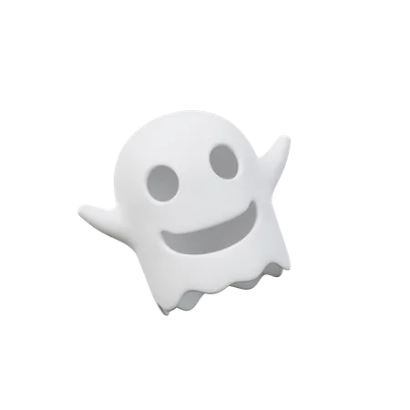 Fantasma assustador  3D Icon