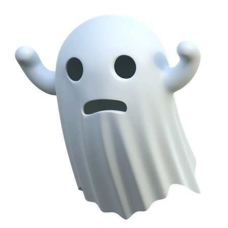 Fantasma aterrador  3D Icon