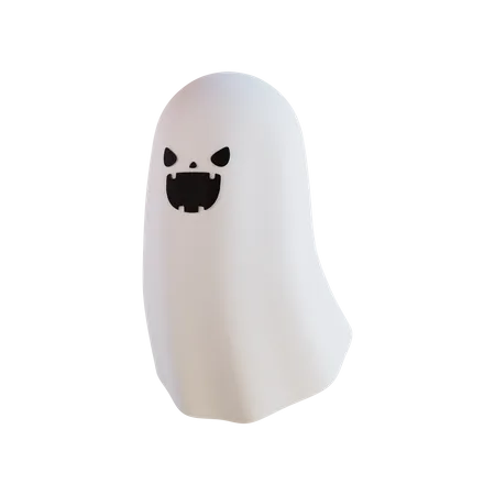 Fantasma blanco  3D Icon